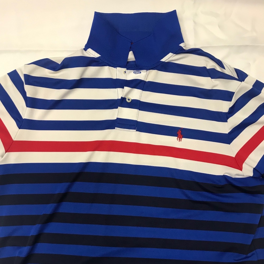 Ralph Lauren POLO Performance  Mens XL USA Striped